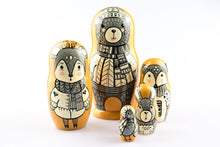 Load image into Gallery viewer, Beige Matryoshka Bear