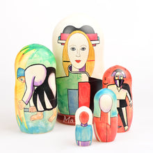 Load image into Gallery viewer, Kazimir Malevich nesting dolls
