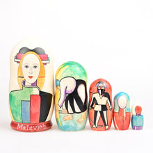 Load image into Gallery viewer, Kazimir Malevich nesting dolls