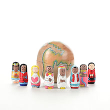 Load image into Gallery viewer, Wooden Globe Matryoshka (USED)
