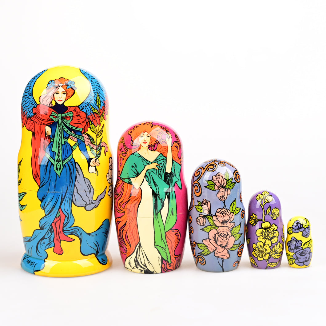 Alphonse Mucha Nesting dolls